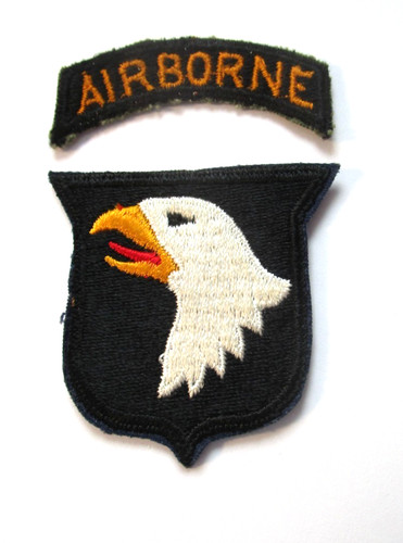 WW2  ARMY 101st Airborne Division w/ Detached (Interesting Eye) No Glow