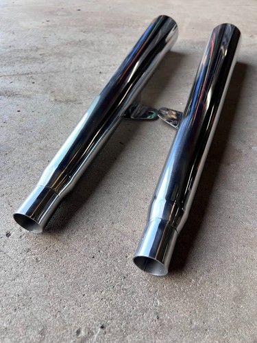 Kawasaki GT750 Stainless Steel Mufflers NOS PAIR - Overlander Equipment - Picture 4 of 4