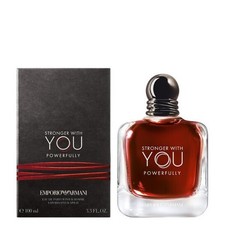 EMPORIO ARMANI STRONGER WITH YOU POWERFULLY 3.4 OZ EDP SPRAY FOR MEN NEW IN BOX