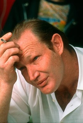 Kerry Packer during a match between English journalists and Austra- Old Photo 1