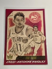 2019-20 Panini Court Kings Trae Young Cross-Hatching Handles #26 Atlanta Hawks