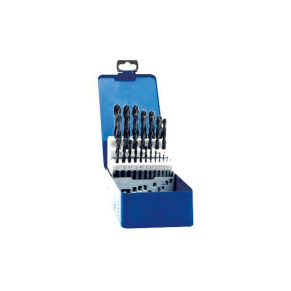 Exact HSS Twist Drill Bit Set 25pc DIN 338 ø1-13mm Cyl Shank