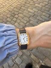 Cartier Gondole 18k Yellow Gold Automatic Ref 17010, 27x31mm Mid Size