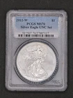2012-W 1oz .999 Silver Eagle | PCGS MS70 | From UNC Set