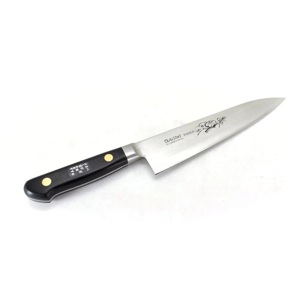 Misono Professional EU Sweden Steel, Gyuto Chef's Knife,w/Flower Engraving