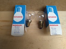 2 x E14 Glühbirne 67022 6V 5A Narva OVP DDR Mikroskop  Diaprojektor ? 