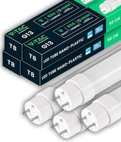 V-Tac 4X LED RöHre 60CM T8 G13 7.5W 850Lm Samsung Chip Kaltweiß 6500K