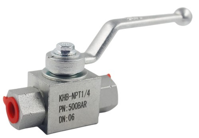 #ad High Pressure Hydraulic Valve KHB 1 4#x27;#x27; NPT Shut Off 2 Way Ball Valve Hydra... $50.84