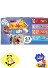 Friskies Shreds in Gravy Variety Pack Canned Cat Food, 5.5-oz can