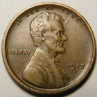 1917 S Lincoln Wheat Cent Penny VF-EF  "Actual Coin Pictured"