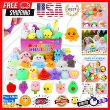 Mochi Squishy Toys, 27pcs Mini Kawaii Squishies Party Favors for Kids 4-8 8-1...