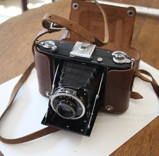 Zeiss Ikon Nettar 515/16 - Novar-Anastigmat Kamera - mit Ledertasche