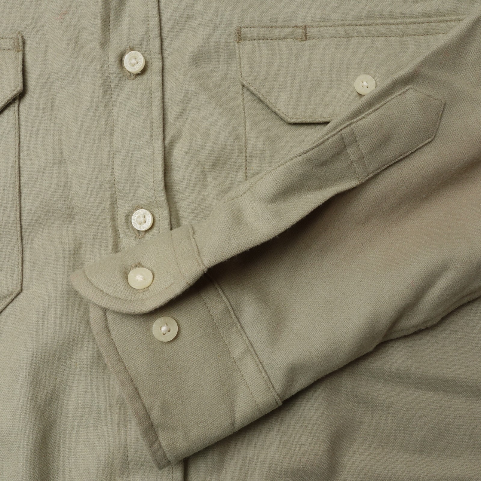 Pendleton Wool Button Shirt Two Pockets Men's Siz… - image 18