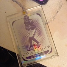 2025 Panini Phoenix Contours Insert Justin Jefferson #21 Minnesota Vikings NFL