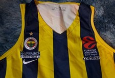 Fenerbahce BASKETBALL NIKE JERSEY MAILLOT CAMISETA MAILLOT EURO LIGA