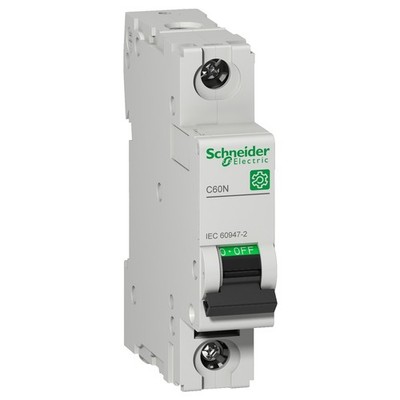 M9F11102, Schneider Electric, MCB, Multi9 C60N, 1P, 2A, C curve, 10kA