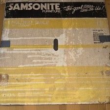 Vintage Samsonite Card Table  Retro mid century Style 77002613. 11/1989