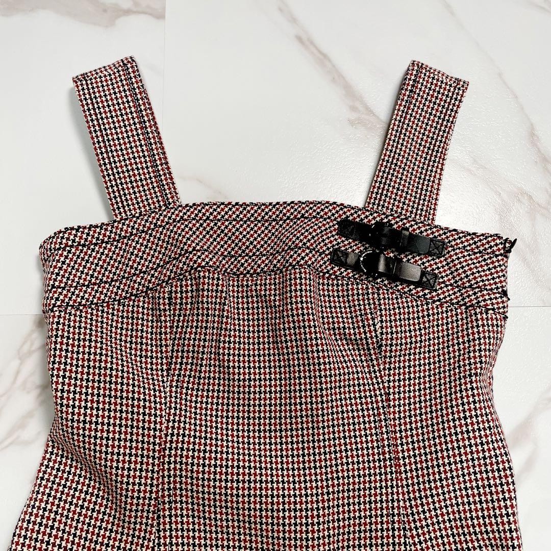 Burberry Blue Label Houndstooth Pattern Sleeveles… - image 2