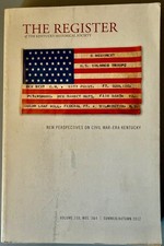 The Register Of The Kentucky Historical Society Summer/Autumn 2012