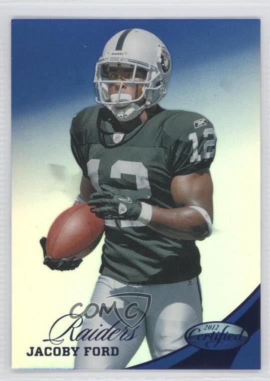 2012 Certified Mirror Blue 50/100 Jacoby Ford #65 3c7