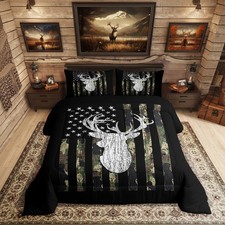 Twin Camo Comforter Set with Pillowcase   Kids' Army Green Camouflage Bedding