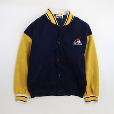 Vintage Fila Mesh Light Bomber Jacket Size Large