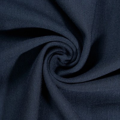 Ponte De Roma Stretch Knit Navy Color 73'' Wide Fabric Lot of 5 Yards for $15