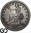 1877-S Trade Dollar *Rare This Nice* San Francisco Mint, Choice XF++/AU