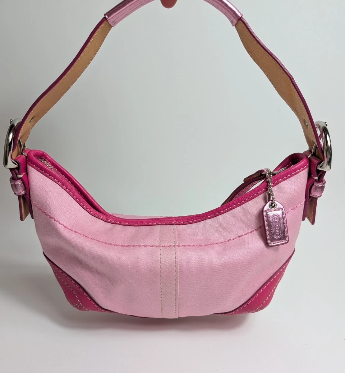 バッグ Coach Signature Soft Clip Hobo Bag Pink Coach Hobo Bags Pink Bags & Handbags for Women for sale | eBay