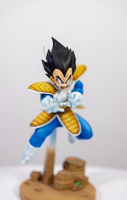 Dragon Ball Z Vegeta 2D Re-painted Figure with Diorama base