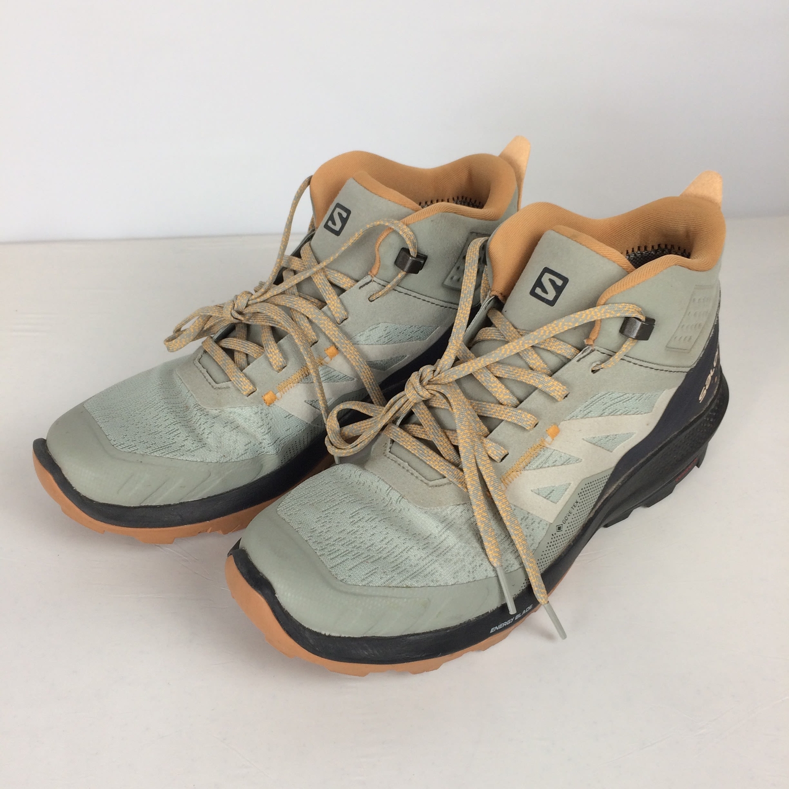 Salomon OUTpulse Mid GTX Stivali da Trekking Donna Ferro Battuto Ebano Arancione Fiammeggiante