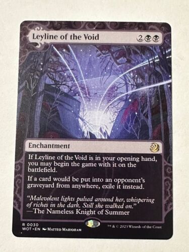 MTG - Leyline of the Void - Wilds of Eldraine: Enchanting Tales (WOT) #0030 - Picture 1 of 2