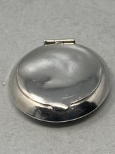 Vintage Sterling Silver Pocket Box with Mirror inside Lid