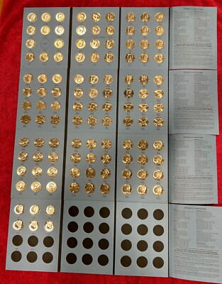 1964-2025 P&D UNCIRCULATED KENNEDY HALF DOLLAR SET (115 Coins) In New Folders