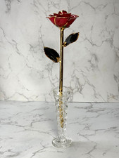 24k Gold Dipped Real Rose- Forever Long Stem 24k Gold Rose