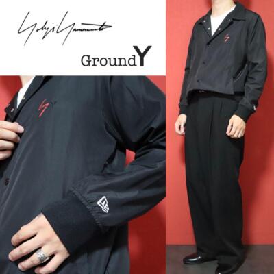 Beauty】 Ground Y × NEW ERA Ribbed Logo Coach Jacket | eBay