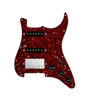 920D Strat HSS Tortoise/Nic  Pickguard Texas Vintage Pickup & Smoothie Humbucker