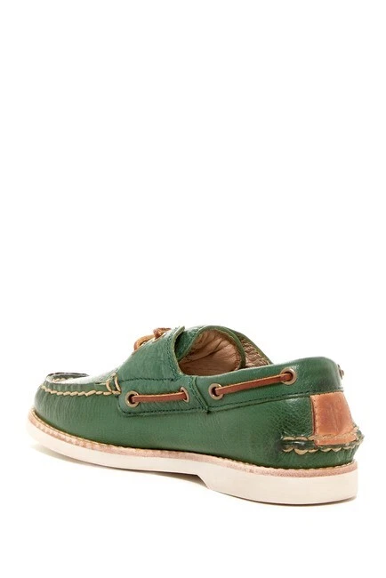 NUEVOS MOCASINES FRYE SULLY BOAT NIÑOS CUERO VERDE TALLA US 1 M ESTILO 90400 Foto 4 de 4