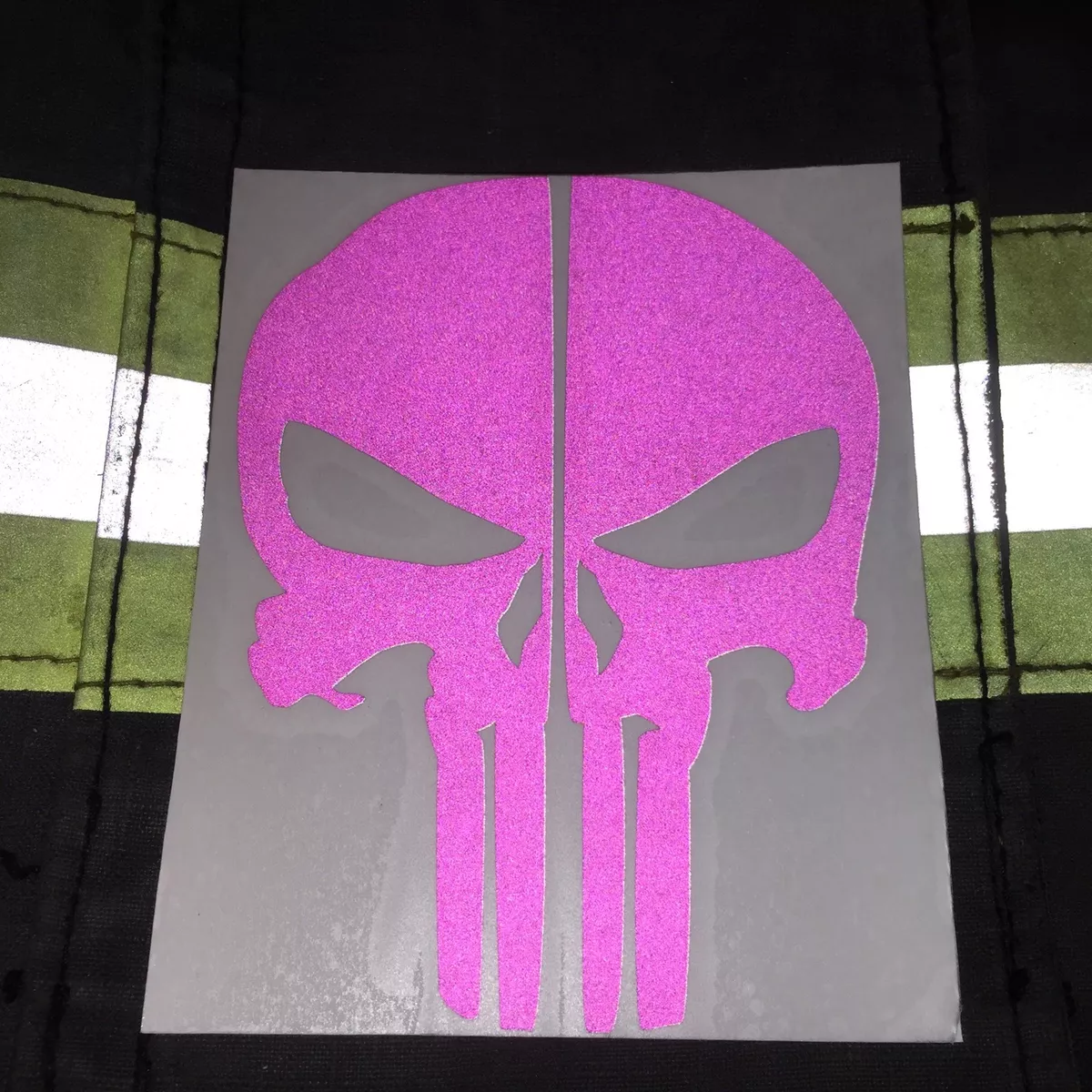 Punisher Skull Reflective Rear Helmet Decal Police Fire EMS Viny  Graphics/Stickers/Decals – dkedecals