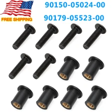 Windshield Screws & Nuts Kit 90150-05024-00 90179-05523-00 For YAMAHA Snowmobile