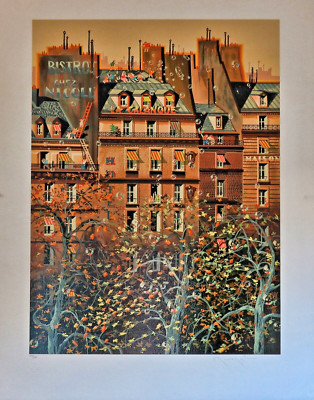 Hiro Yamagata   ''Last Day of Summer'' Serigraph on Paper Signed ,Numbered