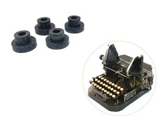 x4 New Rubber Feet for Oliver No. 2 Typewriter Replacement Part thumbnail