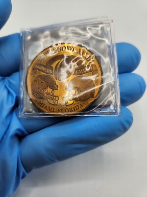 SUPER BOWL XXXIII COMMEMORATIVE FLIP COIN BRONCOS VS. FALCONS. | eBay