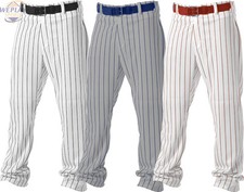 Pantalon De Baseball Alleson Athletic - Jeune Garçon Taille L - Gris Et Bleu