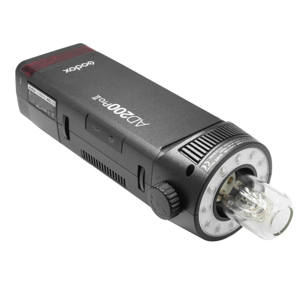 Luz flash exterior Speedlite Godox AD200Pro II versión mejorada 2.4G TTL HSS de EE. UU. Foto 4 de 4