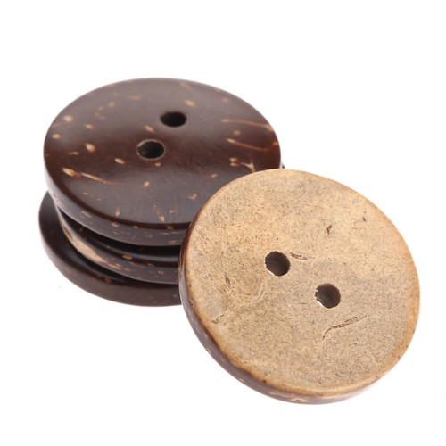 100pcs Coconut Shell 2 Holes Round DIY Sewing Scrapbooking Buttons 15mm/20mm Dia - Picture 7 of 12