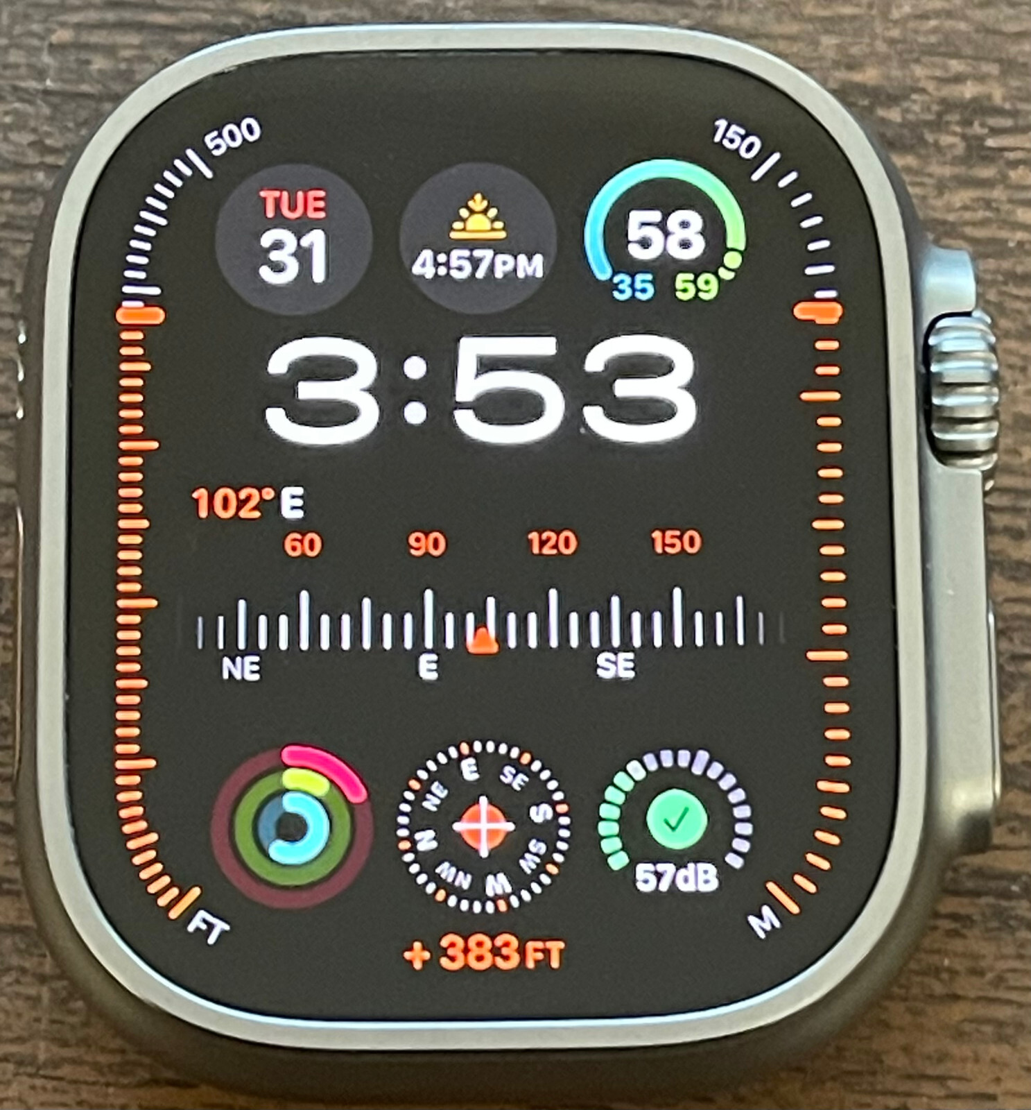 Apple Watch Ultra 2 49mm Titanium Case with Alpine Loop - Olive, Medium-image