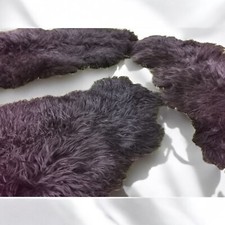 Schwarze XXL Schaffelle Echte Öko B Fell, Natürlich 1 & 2 Wahl, Lammfell, Aktion