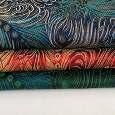 Alte Kostüm Stoff Chinesisch Hanfu Kimono Cos Pfau Rücken Nähen Handwerk NR9