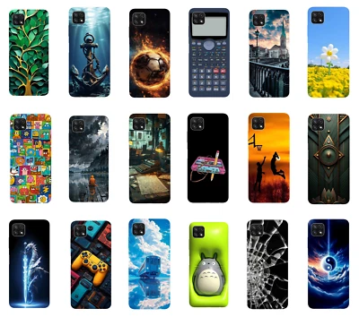 HXWAROOM Custodia Cover Per Samsung Galaxy A22 5g Silicone TPU Morbida Fantasia disegno